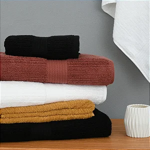 Toalha Banhão Buddemeyer Fio Penteado Canelado 100% Algodão - 90x150 cm