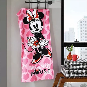 Toalha de Banho Infantil Dohler Disney Minnie Mouse