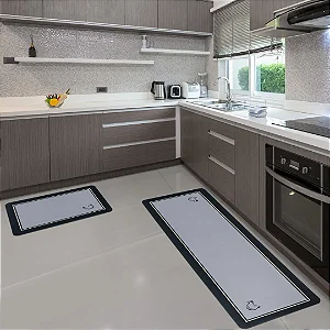 Tapete Para Cozinha Emborrachado Slim Antiderrapante