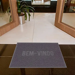Capacho De Porta Uzoo Vinílico Color Block - 60x40cm