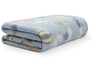 Cobertor Camesa Baby Microfibra Corrido Avião - 80x110 cm