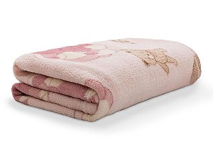 Cobertor Camesa Baby Microfibra Corrido Urso - 80x110 cm