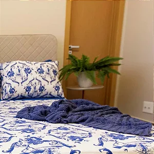Jogo De Cama Novo Toque Malha 100% Algodão Estampado Provence