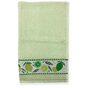 Pano De Copa Dohler Atoalhado Jacquard Vida Liso Limões - 45x70 cm