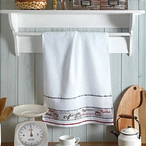 Pano Copa Dohler Atoalhado Para Bordar Vigo Coffee - 45x70 cm