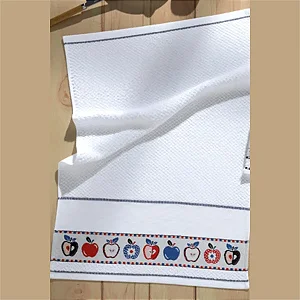 Pano Copa Dohler Atoalhado Para Bordar Vigo Maçãs - 45x70 cm