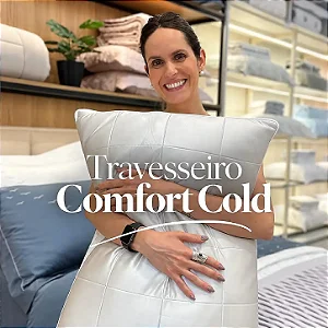 Travesseiro Comfort Cold Cooling 50x70cm Casa K Kacyumara