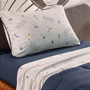 Jogo de Cama 3 Peças Solteiro Mundo Kids Altenburg - Mini Gol