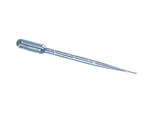 Pipeta Pasteur Graduada 155mm 3ml Estéril Embalagem Individual