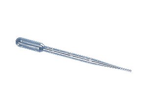 Pipeta Pasteur Graduada 155mm 3ml Estéril Embalagem Individual