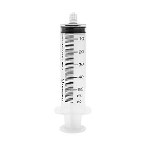 Seringa Descartável 60ml Sem Agulha Luer Lock Caixa Com 25