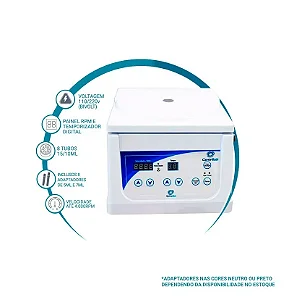 Centrifuga PRF PRP, capacidade p/8 tubos de até 15ml - SPINPLUS