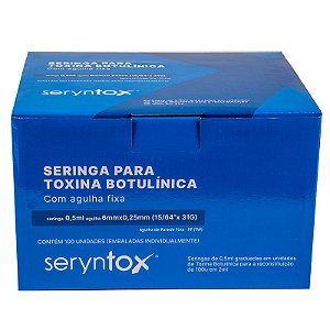 SERINGA DE 0,5ML PARA 2ML CX/100 - SERYNTOX