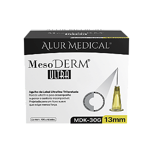 AGULHA LEBEL ULTRAFINA MESODERM 30GX13MM - CX/100 - ALUR