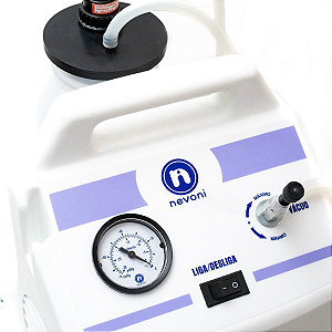 BOMBA VACUO ASPIRADORA 3,25L BIVOLT - COM PEDAL- NEVONI