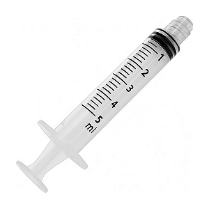 SERINGA HIPODERMICA S/ AG LUER LOCK 5ML CX/100 - PROCARE