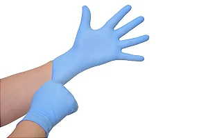 LUVA NITRILICA S/TALCO P AZUL - CX/100 - MEDIX