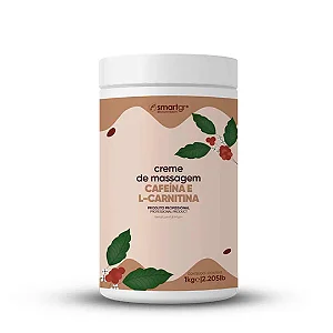 CREME DE MASSAGEM CAFEINA E L-CARNITINA 1KG - SMART