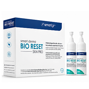 SMART DERMA BIO RESET SKIN PRO C/ HIDROXIAPATITA DE CALCIO 4 X 3ML - SMART