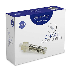 AMPOLA DESCARTAVEL SMART CANETA PRESSURIZADA 0,5ML - CX/10 - SMART