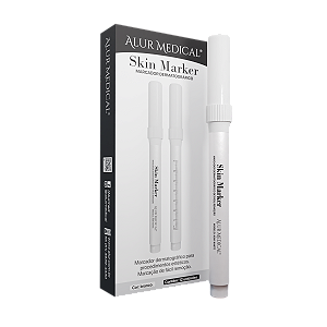 SKIN MARKER MARCADOR DERMATOGRAFICO BRANCO ASM WHITE - CX/12