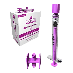 ~AMOSTRA - SERINGA 1ML S/AG CRISTALINE CRYSTAL UN- ALUR