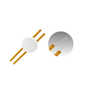 PONTEIRA DESCARTAVEL TIP-01 FINA P/ BISTURI ELETRICO ENER PEN - CX/03