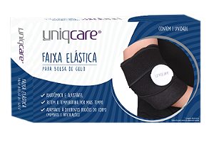 FAIXA ELASTICA PARA BOLSA DE GELO - MEMBROS/ARTICULAÇOES - UNIQCARE