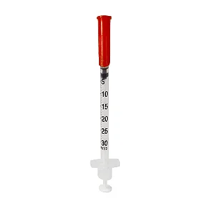 SERINGA INSULINA 0,3 X 5MM 32G C/AG - UNITARIO - UNIQMED