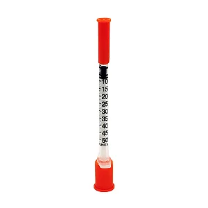 SERINGA INSULINA 0,5ML 6X0,25 15/64 31G C/AG - UNITARIO - UNIQMED