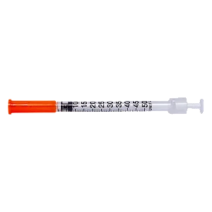 SERINGA INSULINA 0,5ML 8X0,30 5/16 30G C/AG - UNITARIO - UNIQMED