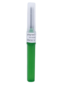 ~Amostra - AGULHA P/ COLETA MULTIPLA A VACUO 21G 25X0,8MM - CX/100 - UNIQMED