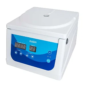 CENTRIFUGA DIGITAL 8 TUBOS 15ML PRP/PRF 500-4000RPM BIVOLT - KASVI  + BRINDE TUBO BRANCO