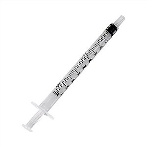 SERINGA TUBERCULINA 1ML S/ AGULHA - UN - BD