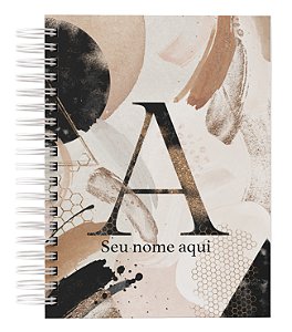 Agenda Alfabeto Personalizada Marron
