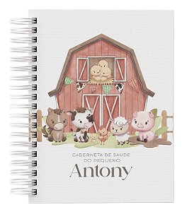 Caderneta de Vacinação Personalizada - Fazendinha