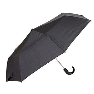 Guarda-chuva Fazzoletti Cabo Curvo Automático 206 Preto