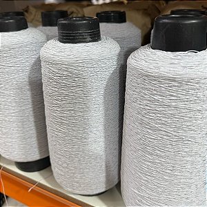 Elástico Lastex Branco Aradesc AR-201 Poliester com Elastano
