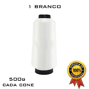 FIO PARA  costura com  OVERLOCK 100% Poliéster 500 gramas