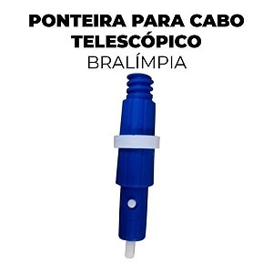 Ponteira Para Cabo Telescópico Bralimpia com trava PE100V