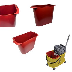 BRALIMPIA RESERVATORIO 12LTS VERMELHO PARA DOBLO FLEX