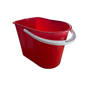 BALDE BRALIMPIA MOPINHO VERMELHO COM ALCA 12 LTS