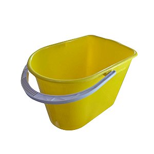 BALDE BRALIMPIA MOPINHO AMARELO COM ALCA 12 LTS