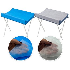 100 LENÇOL TNT PARA TROCADOR DE BEBE SEM ELASTICO 70 CM X 90cm