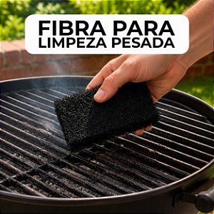 10 Fibra Bettaço Manual De Limpeza Pesada De Grelhas