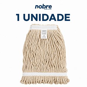 Refil Mop Úmido NOBRE CRU Ponta Dobrada 340g Esfregão