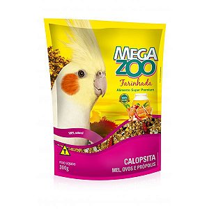 MEGAZOO - Farinhada Calopsita Mel e Ovos 300g