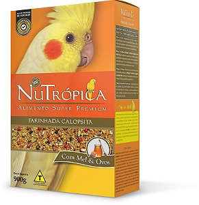 NUTROPICA FARINHADA CALOPSITA - MEL E OVOS 900 G