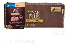 GRAN PLUS SACHÊ GATO CASTRADO FRANGO CX18UNID DE 85G