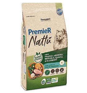 PREMIER NATTU CAES ADULTOS PORTE PEQUENO ABOBORA 10,1 KG